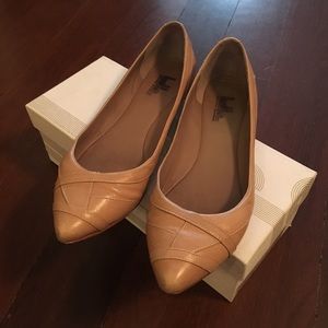 Belle by Sigerson Morrison Nude Flats, sz 8.5